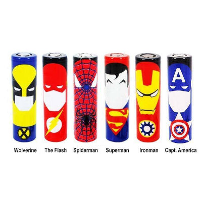 18650 Battery Wrap - Themed Battery Wraps  Vegetable Glycerin Australia